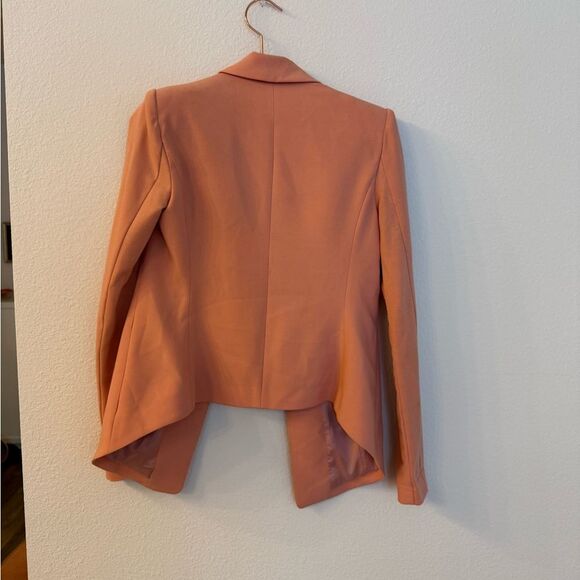 BCBG MAX AZRIA PEACH long sleeve blazer XXS - Picture 6 of 8